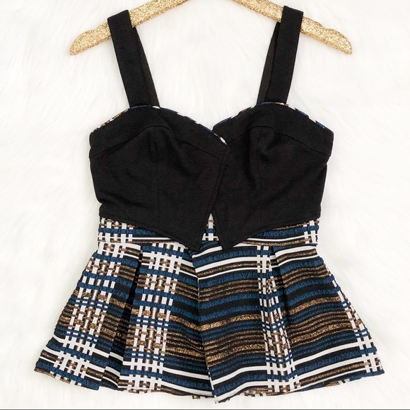 Anthropologie Tops - Anthropologie Deletta Nathalie Peplum Tank Top